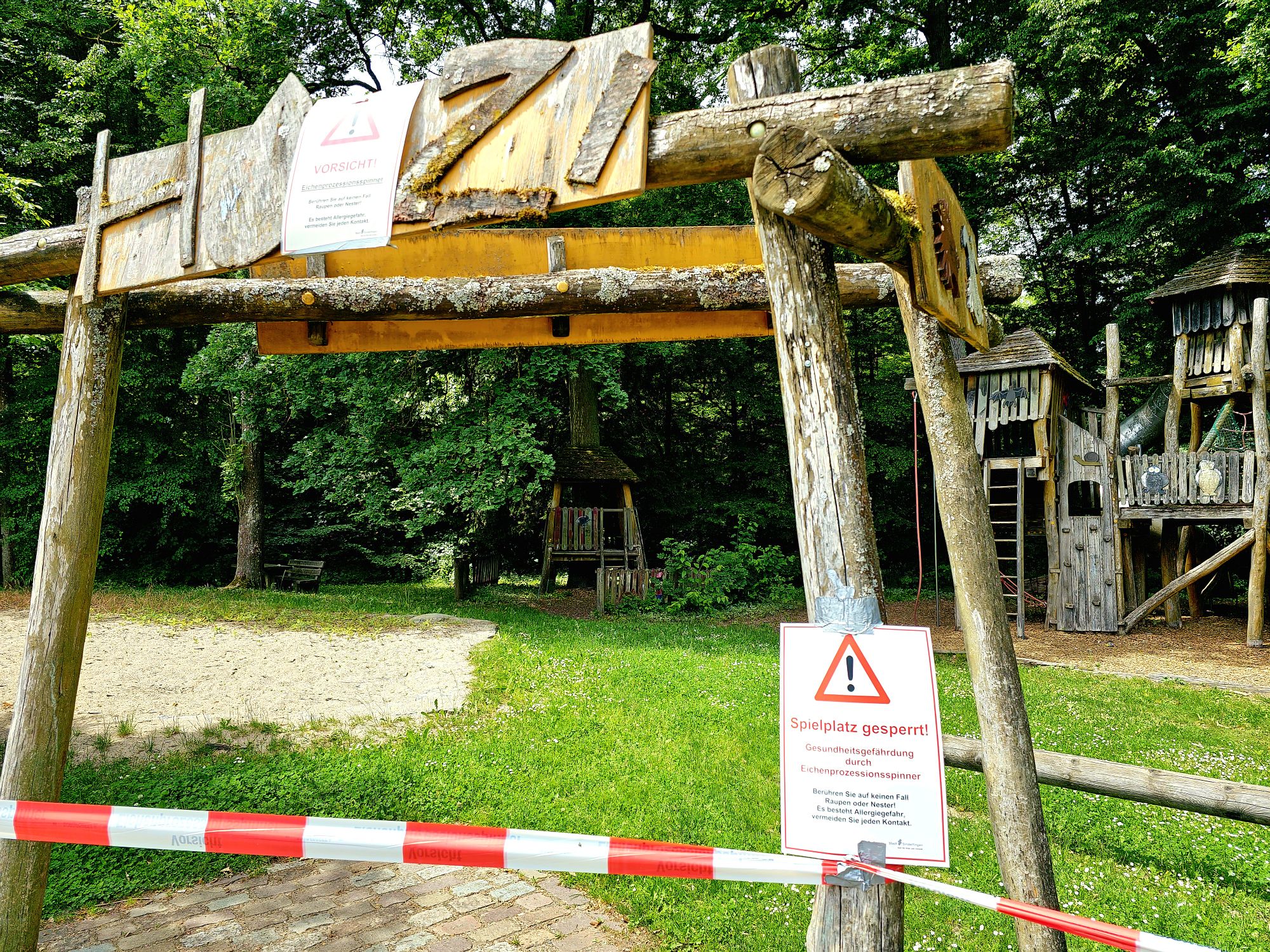 Eichenprozessionsspinner 2026: Holzi erneut gesperrt