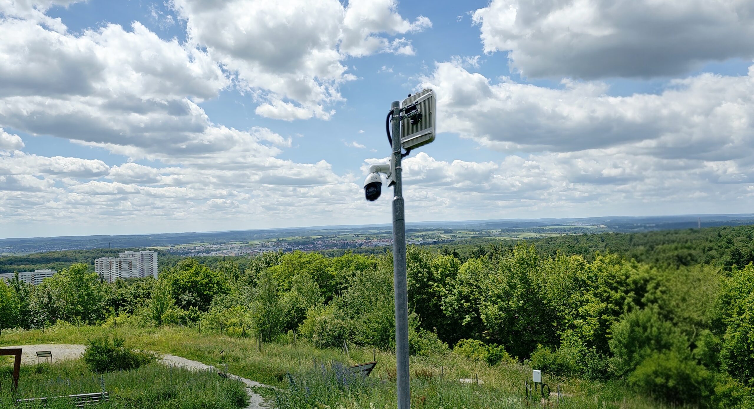 Neue Webcam auf dem Dachskopf: 360-Grad-Liveblick über Schönbuch, Schwarzwald, Schwäbische Alb und Gäu