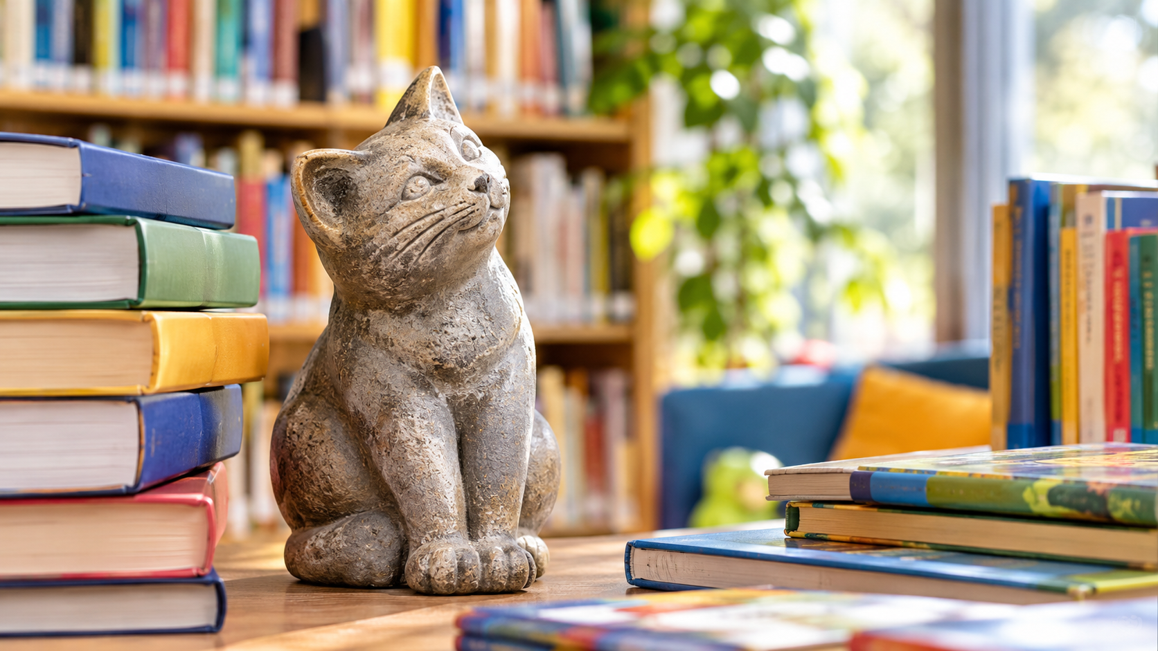Wie soll die Büchereikatze heißen?